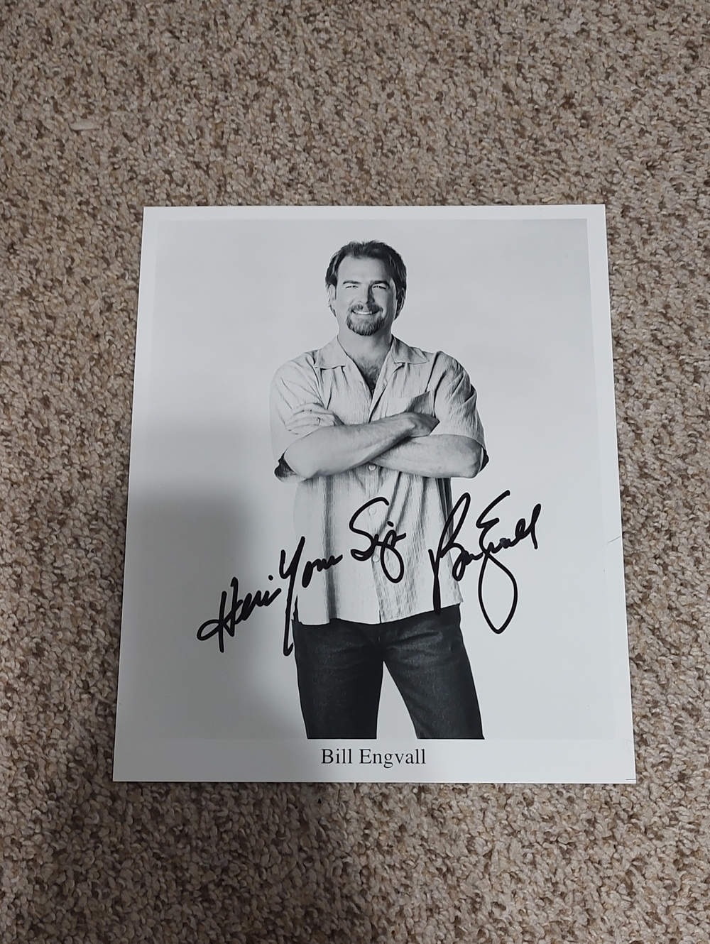 Bill Engvall Signed Photo